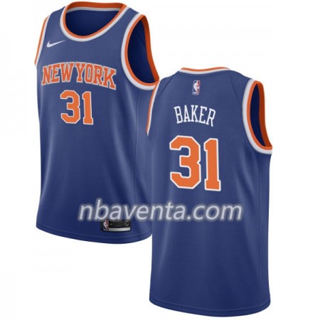 Camiseta Hombre New York Knicks Ron Baker 31 Nike 2017-18 Azul Swingman Camiseta Hombre New York Knicks Ron Baker 31 Nike 2017-18 Azul Swingman